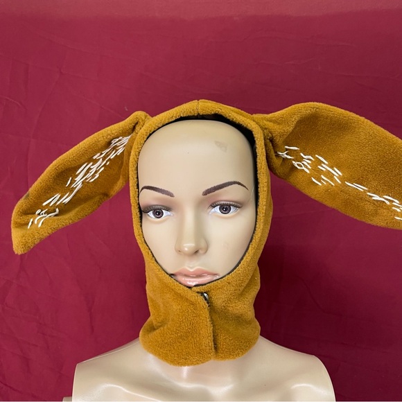 Vintage 3 Piece Handmade Plush Kangaroo Costume Big Kids Unisex XL Candy Pouch!! - Picture 2 of 15